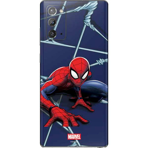 Marvel Spiderman Crawling Spiderman Galaxy Note20 5G Skin
