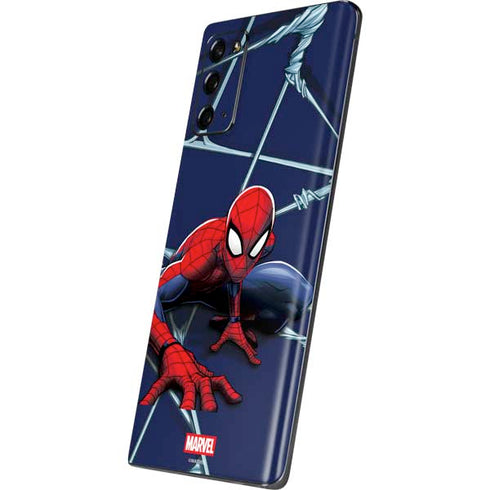 Marvel Spiderman Crawling Spiderman Galaxy Note20 5G Skin