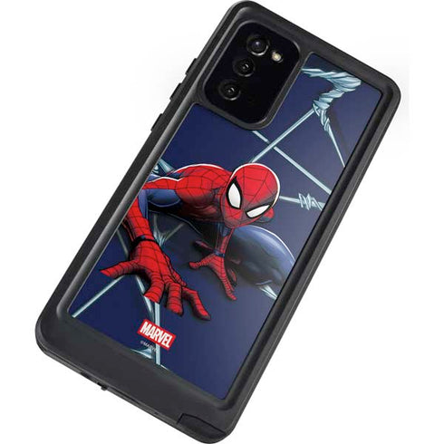 Marvel Spiderman Crawling Spiderman Galaxy Note20 5G Waterproof Case