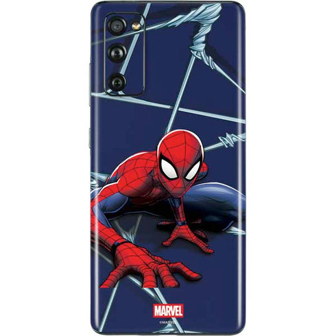 Marvel Spiderman Crawling Spiderman Galaxy S20 Fan Edition Skin