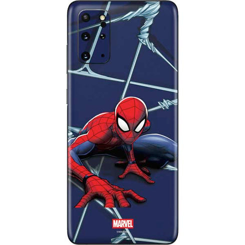 Marvel Spiderman Crawling Spiderman Galaxy S20 Plus Skin