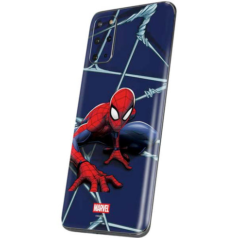Marvel Spiderman Crawling Spiderman Galaxy S20 Plus Skin