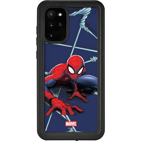 Marvel Spiderman Crawling Spiderman Galaxy S20 Plus Waterproof Case
