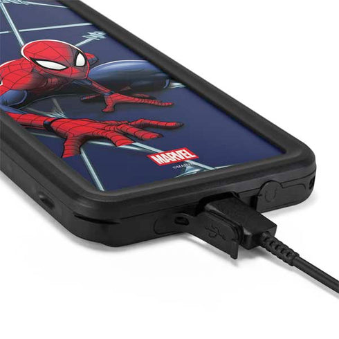 Marvel Spiderman Crawling Spiderman Galaxy S20 Plus Waterproof Case