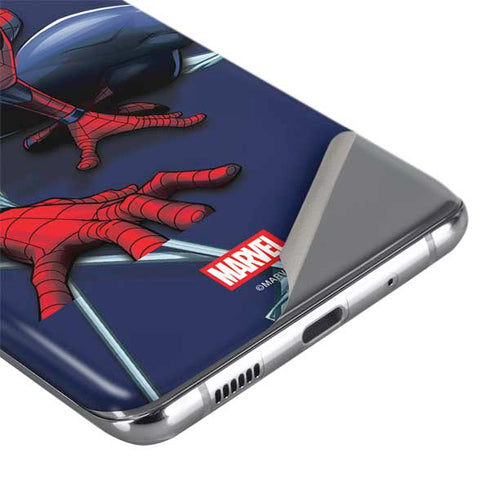 Marvel Spiderman Crawling Spiderman Galaxy S20 Skin