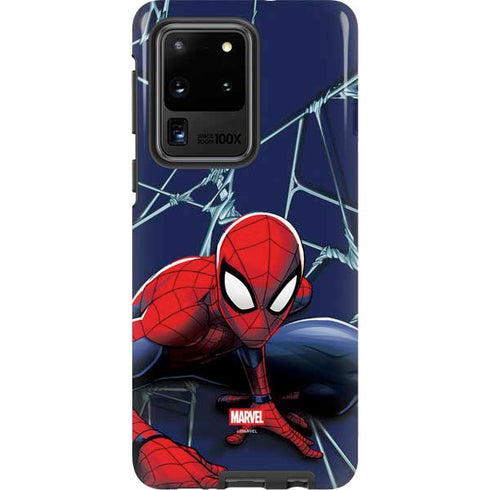 Marvel Spiderman Crawling Spiderman Galaxy S20 Ultra 5G Pro Case