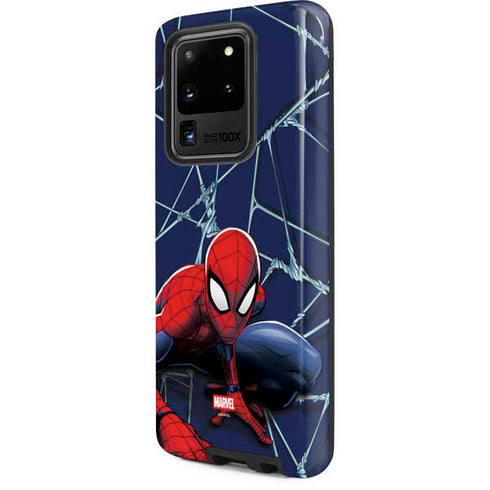 Marvel Spiderman Crawling Spiderman Galaxy S20 Ultra 5G Pro Case