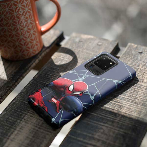 Marvel Spiderman Crawling Spiderman Galaxy S20 Ultra 5G Pro Case
