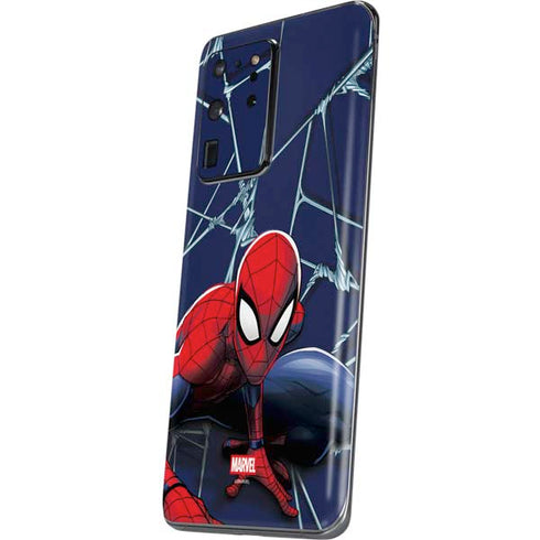 Marvel Spiderman Crawling Spiderman Galaxy S20 Ultra 5G Skin