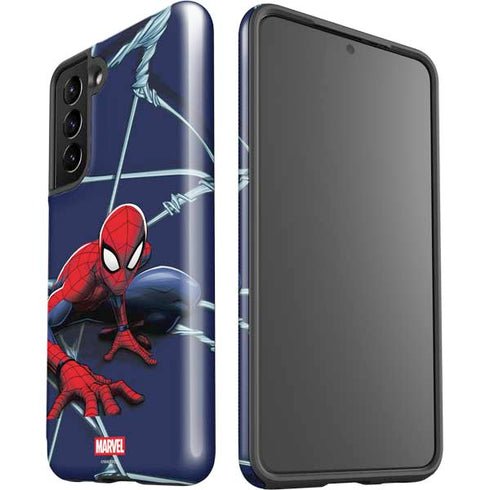 Marvel Spiderman Crawling Spiderman Galaxy S21 5G Pro Case
