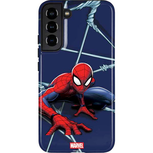 Marvel Spiderman Crawling Spiderman Galaxy S22 Plus Pro Case