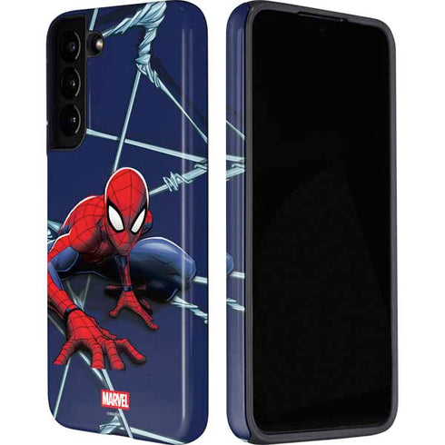 Marvel Spiderman Crawling Spiderman Galaxy S22 Plus Pro Case
