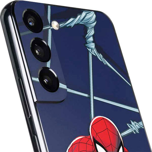 Marvel Spiderman Crawling Spiderman Galaxy S22 Skin