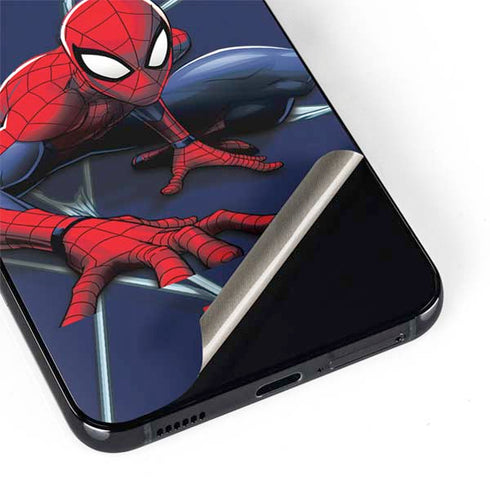 Marvel Spiderman Crawling Spiderman Galaxy S22 Skin