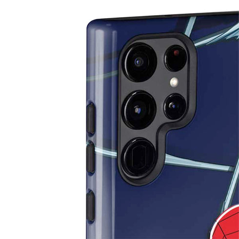 Marvel Spiderman Crawling Spiderman Galaxy S22 Ultra Pro Case