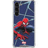 Marvel Spiderman Crawling Spiderman Galaxy S23 Plus Clear Case