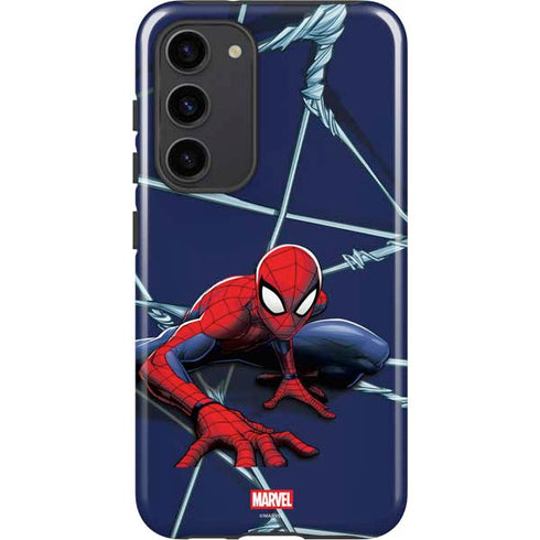 Marvel Spiderman Crawling Spiderman Galaxy S23 Plus Pro Case