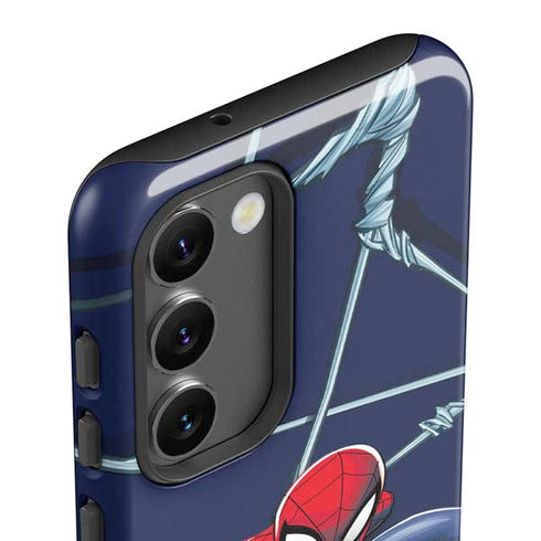 Marvel Spiderman Crawling Spiderman Galaxy S23 Plus Pro Case