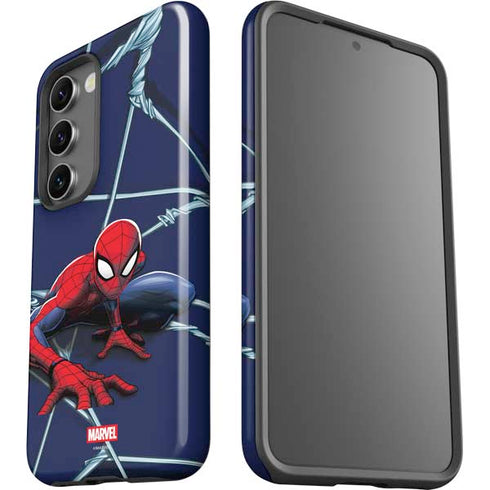 Marvel Spiderman Crawling Spiderman Galaxy S23 Plus Pro Case