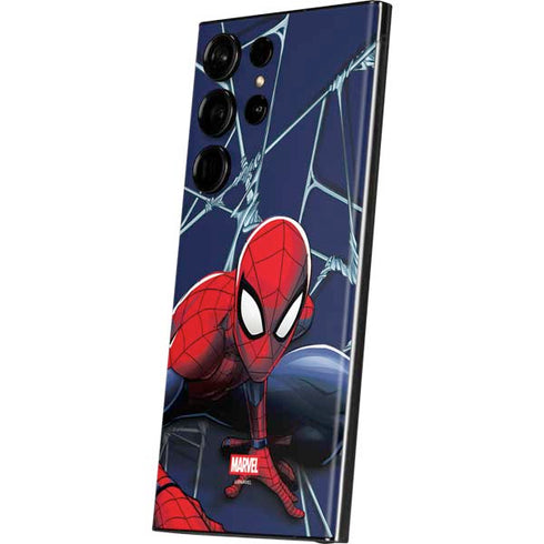 Marvel Spiderman Crawling Spiderman Galaxy S23 Ultra Skin
