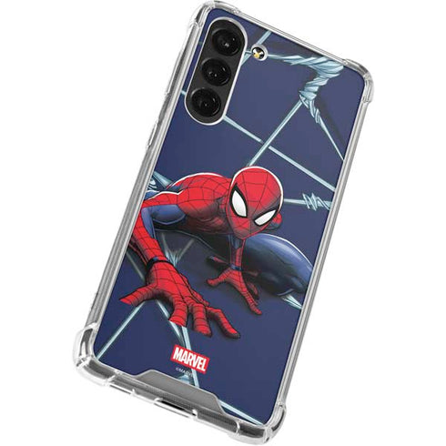 Marvel Spiderman Crawling Spiderman Galaxy S24 FE Clear Case