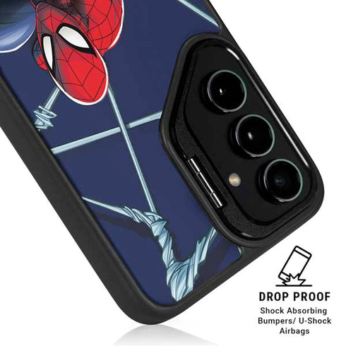 Marvel Spiderman Crawling Spiderman Galaxy S24 Kickstand Case
