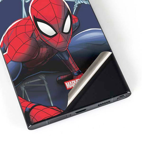 Marvel Spiderman Crawling Spiderman Galaxy S24 Ultra Skin
