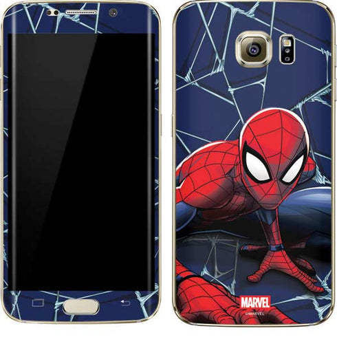 Marvel Spiderman Crawling Spiderman Galaxy S7 Edge Skin