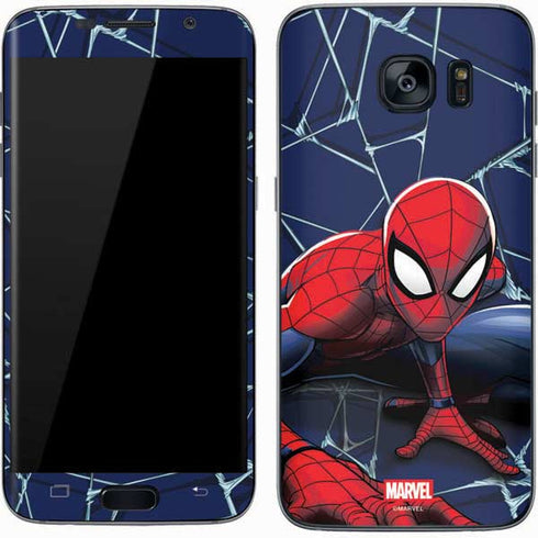 Marvel Spiderman Crawling Spiderman Galaxy S7 Skin