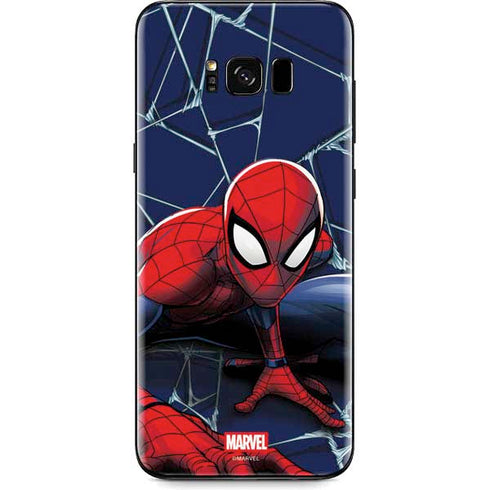 Marvel Spiderman Crawling Spiderman Galaxy S8 Plus Skin