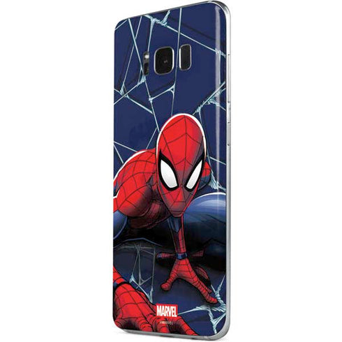 Marvel Spiderman Crawling Spiderman Galaxy S8 Plus Skin