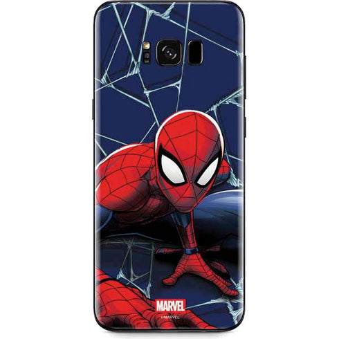 Marvel Spiderman Crawling Spiderman Galaxy S8 Skin