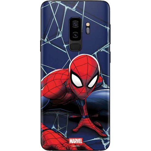 Marvel Spiderman Crawling Spiderman Galaxy S9 Plus Skin