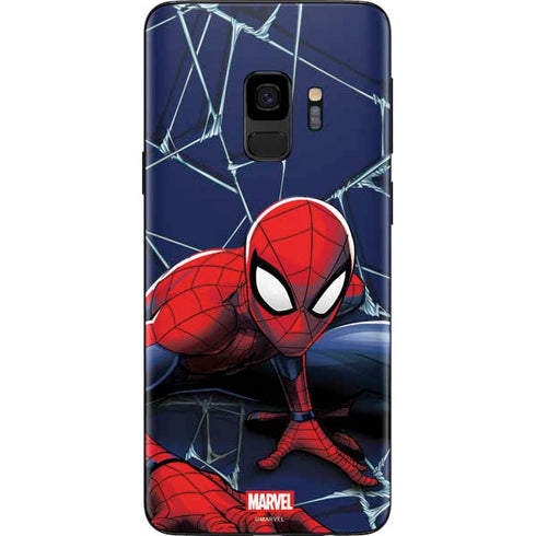 Marvel Spiderman Crawling Spiderman Galaxy S9 Skin