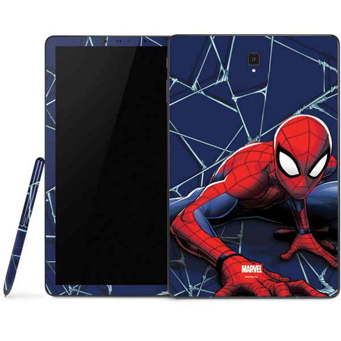 Marvel Spiderman Crawling Spiderman Samsung Galaxy Tab Skin