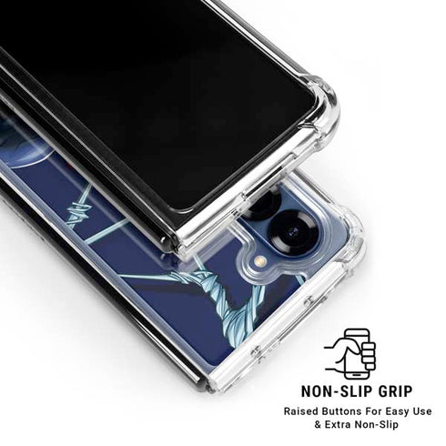 Marvel Spiderman Crawling Spiderman Galaxy Z Fold6 Clear Case