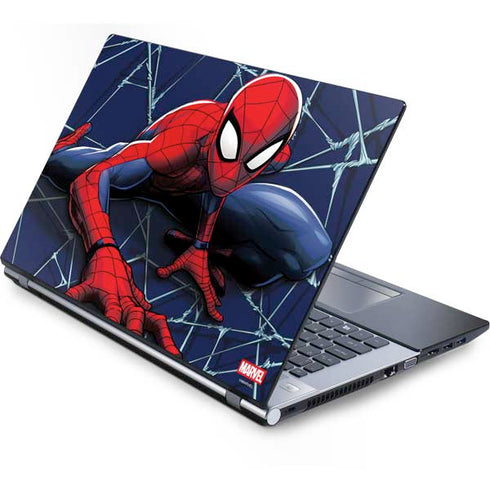 Marvel Spiderman Crawling Spiderman Generic Laptop Skin