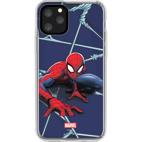 Marvel Spiderman Crawling Spiderman iPhone 11 Pro Clear Case