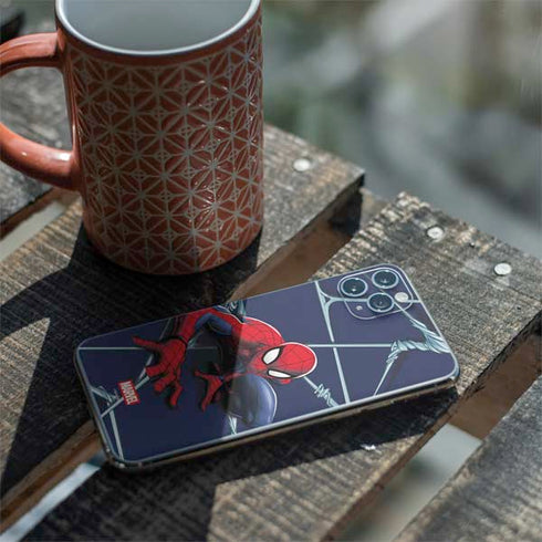 Marvel Spiderman Crawling Spiderman iPhone 11 Pro Max Skin