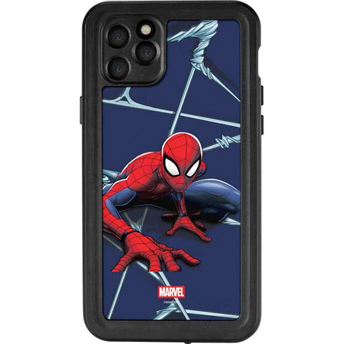 Marvel Spiderman Crawling Spiderman iPhone 11 Pro Max Waterproof Case