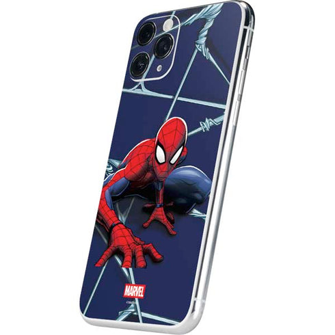 Marvel Spiderman Crawling Spiderman iPhone 11 Pro Skin