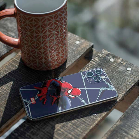 Marvel Spiderman Crawling Spiderman iPhone 11 Pro Skin