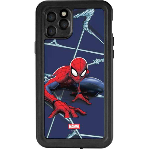 Marvel Spiderman Crawling Spiderman iPhone 11 Pro Waterproof Case
