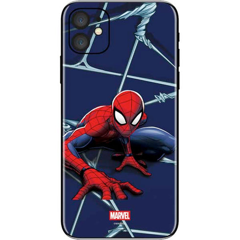 Marvel Spiderman Crawling Spiderman iPhone 11 Skin