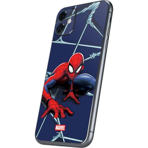 Marvel Spiderman Crawling Spiderman iPhone 11 Skin