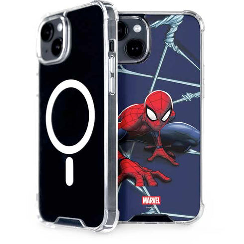 Marvel Spiderman Crawling Spiderman iPhone 13 MagSafe Case