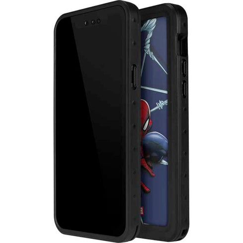 Marvel Spiderman Crawling Spiderman iPhone 13 Mini Waterproof Case