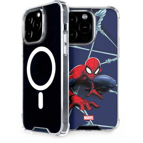 Marvel Spiderman Crawling Spiderman iPhone 13 Pro Max MagSafe Case