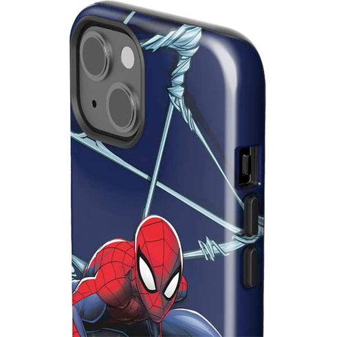 Marvel Spiderman Crawling Spiderman iPhone 14 Impact Case