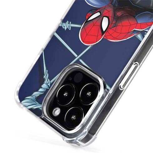 Marvel Spiderman Crawling Spiderman iPhone 14 Pro MagSafe Case